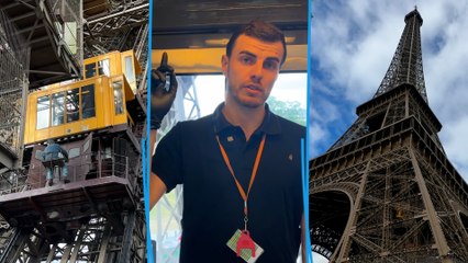 « J’ai la chance de travailler sur des installations uniques » : Adrien est ascensoriste à la tour Eiffel