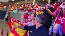 La Casa Real y algunas celebridades celebran la victoria de la Selección Femenina