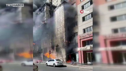 Esenyurt'ta kültür merkezinde yangın