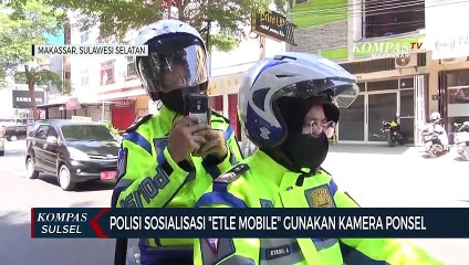 Polisi Sosialisasi ETLE Mobile Gunakan Kamera Ponsel