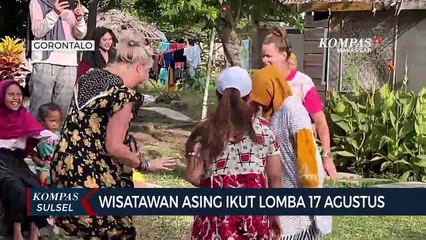 Wisatawan Asing Ikut Lomba 17 Agustus