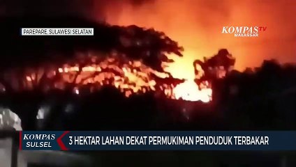 3 Hektar Lahan Dekat Permukiman Penduduk Terbakar