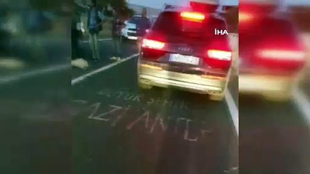 Kamyonet koyun sürüsünün arasına daldı, 25 hayvan telef oldu