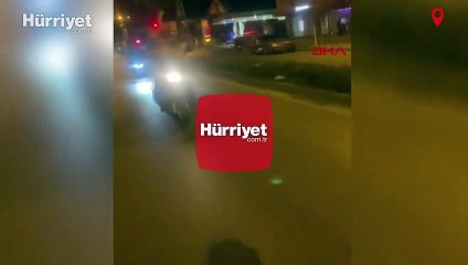 Canını hiçe saydı! Motosiklet üzerinde tehlikeli yolculuk