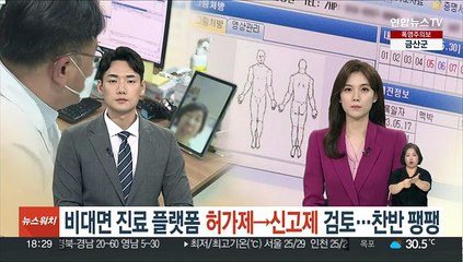 비대면진료 플랫폼 허가제→신고제 검토…찬반 팽팽