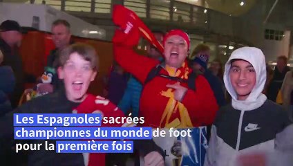 Mondial féminin: l'Espagne sur le toit du monde, en battant l'Angleterre