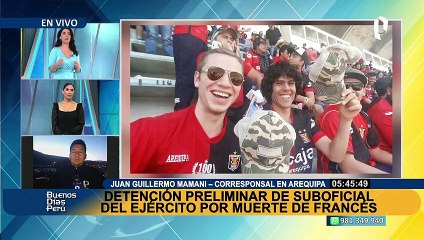 Asesinato de francés en Arequipa: detienen a taxista presuntamente implicado en el crimen