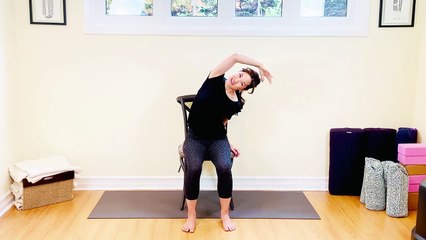 30-Minute Chair Yoga Session for Beginners and Seniors I Fit Mindss