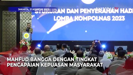 Mahfud Bangga Tingkat Kepuasan Penegakan Hukum Naik Sejak Dirinya Jadi Menko