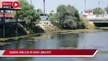 Derede 'kirlilik ve koku' şikayeti