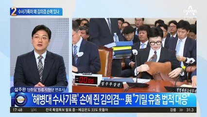 김의겸 “해병대 수사 기록 갖고 있어”…공무상 비밀 누설 논란