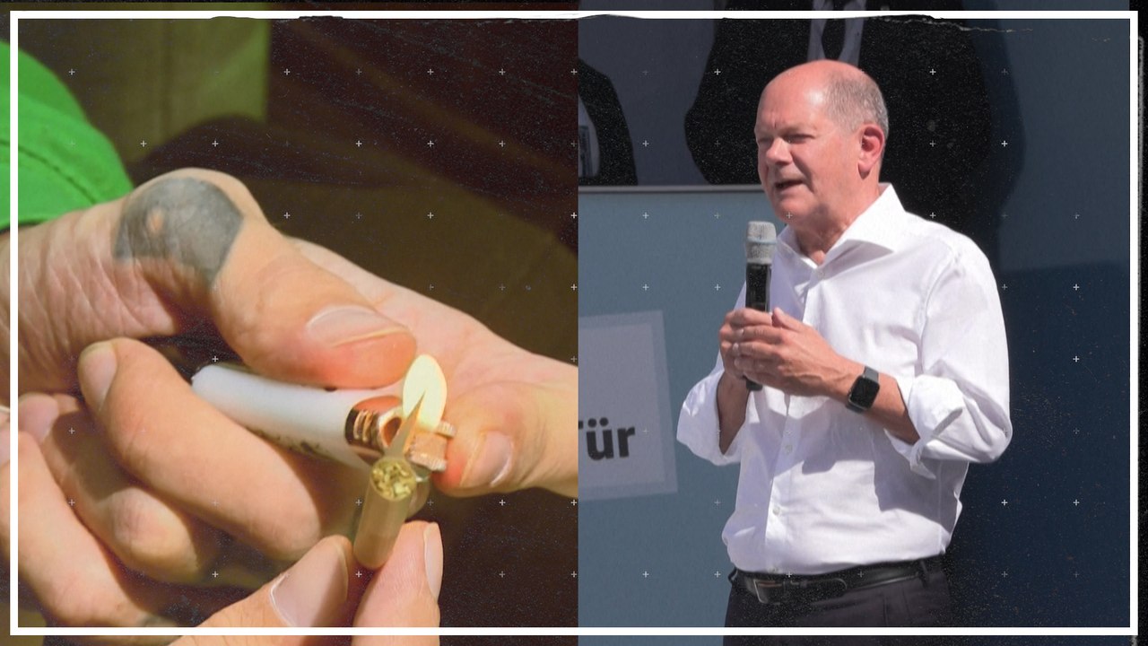 Scholz hat noch nie einen Joint geraucht