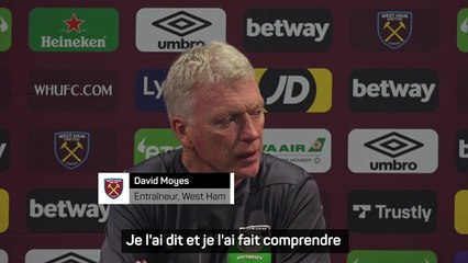 Moyes salue la performance d'Areola