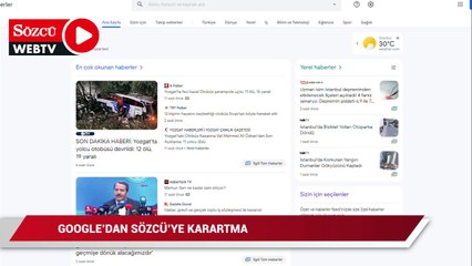 İşte Google SÖZCÜ’yü böyle ‘karartıyor’
