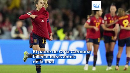 Victoria y dolor : Olga Carmona se enteró de la muerte de su padre tras ganar el Mundial