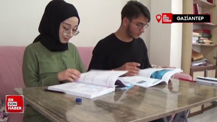Depremzede ailenin çifte tıp fakültesi sevinci