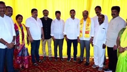 కృష్ణా జిల్లా: తెలుగుదేశం పార్టీ తీర్థం పుచ్చుకున్న యార్లగడ్డ