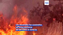 Incendi in Europa, nuovi roghi in Grecia e Spagna