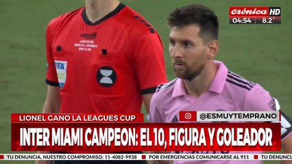 De la mano de Messi el Inter de Miami salió campeón por primera vez