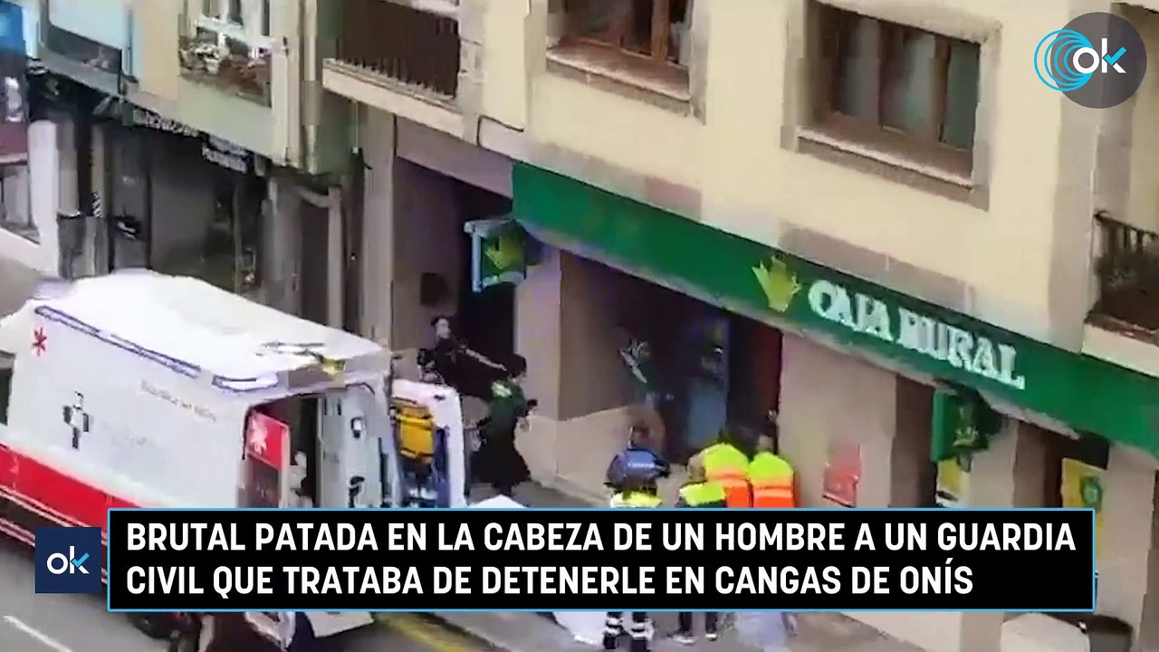 Detienen a un hombre por agredir y noquear a un Policía en Cangas de Onís