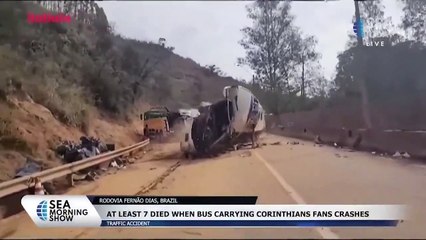 Brezilya'da deplasman otobüsü devrildi! 7 taraftar hayatını kaybetti, 27 kişi yaralı