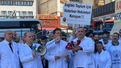 Veteriner hekimler iş bıraktı