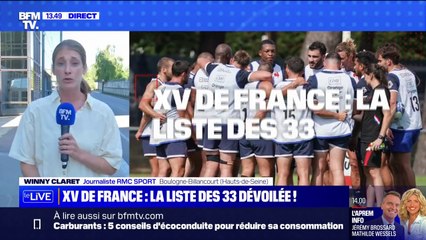 Coupe du monde de rugby: le retour d'Anthony Jelonch, la sélection de Louis Bielle-Biarrey... Découvrez la liste des 33 joueurs français de Fabien Galthié
