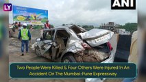 Maharashtra Road Accident: Two Killed As Container Overturns, Hits Cars On Mumbai- Pune Expressway