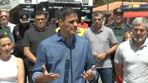 Pedro Sánchez visita las zonas afectadas por el incendio de Tenerife