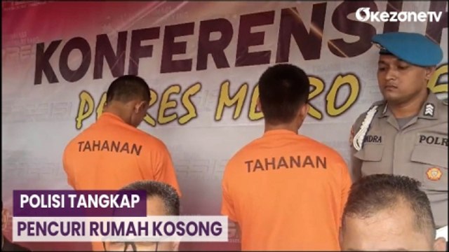 Polres Metro Depok Tangkap Pencuri Spesialis Rumah Kosong
