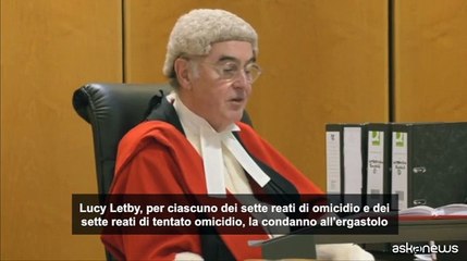 Gb, condannata all'ergastolo l'infermiera killer Lucy Letby