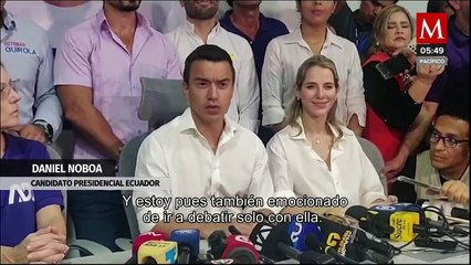 Download Video: Elecciones presidenciales de Ecuador: Luisa González y Daniel Noboa van a segunda vuelta