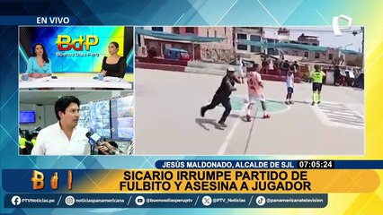 Alcalde de SJL sobre asesinato en losa deportiva: "el sistema de justicia está corrompido”
