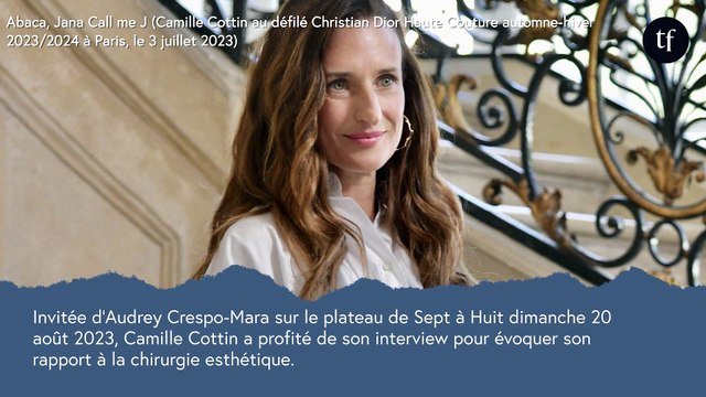Camille Cottin : longtemps complexée par son nez, elle a toujours dit non à la chirurgie esthétique