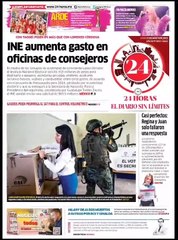 24 Horas Para oficinas de consejeros solicita INE más de 315 mdp