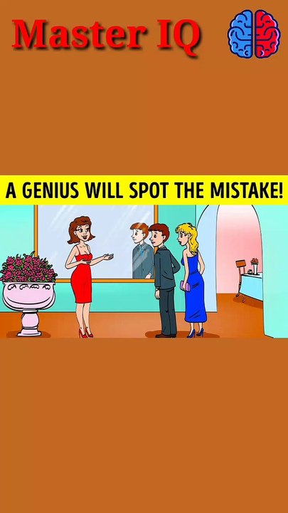 A Genius will Spot the Mistake! #youtubeshorts