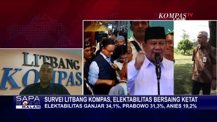 Peneliti Litbang Kompas Ungkap Alasan Elektabilitas Capres Masih Dinamis