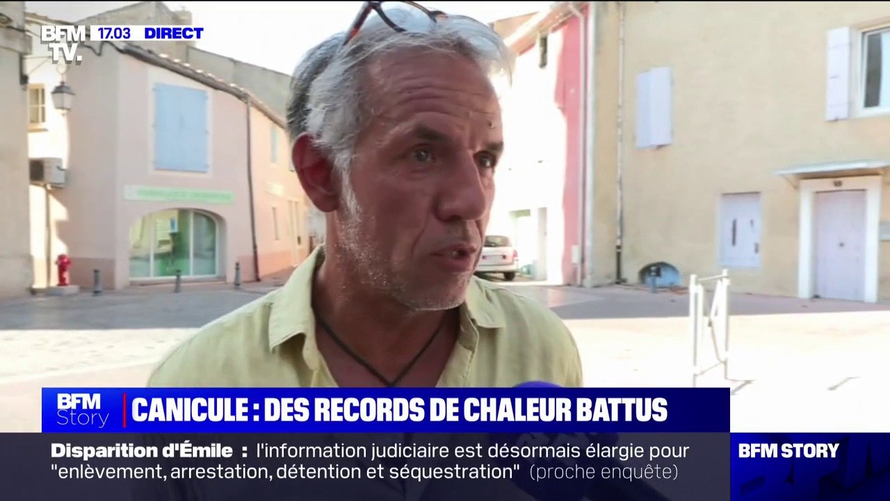 Canicule: les rues désertées à Pierrelatte dans...