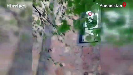 Yunanistan'da kâbusun yeni adresi Dedeağaç... Orman yangını 3 gündür devam ediyor