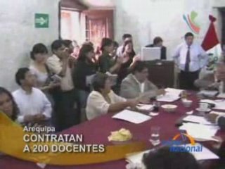 CONTRATAN A 200 DOCENTES - AREQUIPA