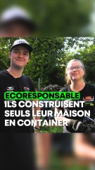 Clément et Léa construisent seuls leur maison en containers