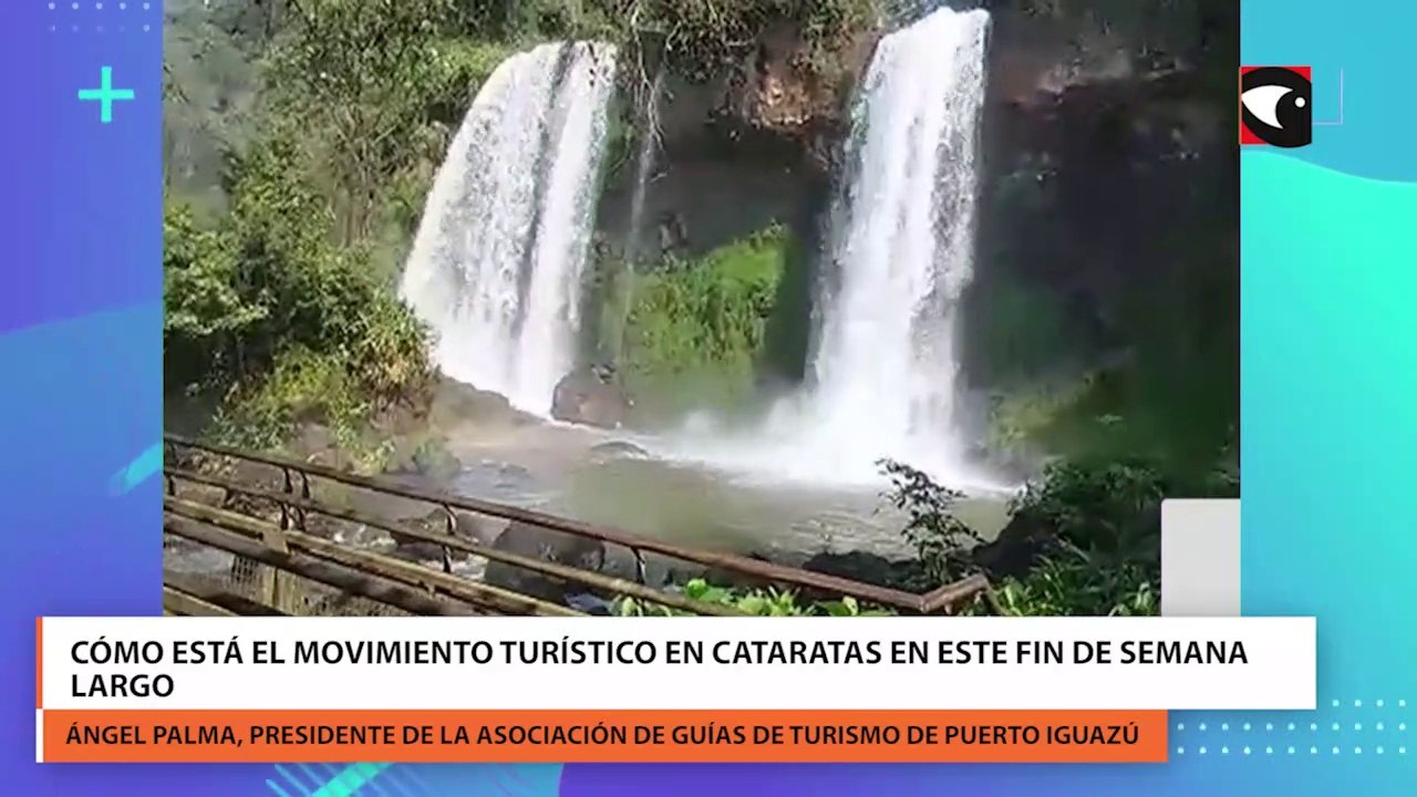 Cómo está el movimiento turístico en cataratas en este fin de semana largo