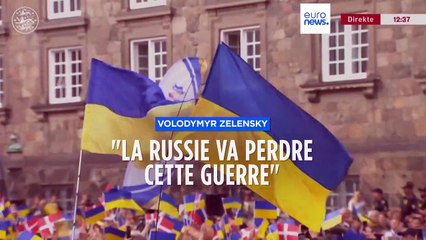 Volodymyr Zelensky "convaincu que la Russie va perdre cette guerre"