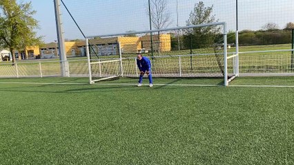 Samedi 17 avril entrainement du gardien dans le but