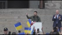 Bagno di folla in Danimarca per Zelensky: la Russia perderà questa guerra