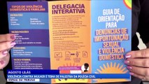 Violência contra mulher é tema de palestra da Polícia Civil