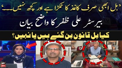 "Yeh Bill Sirf Kagaz Ka Tukra Hai...", Barrister Ali Zafar's reaction