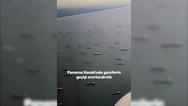 Yeni kriz kapıda: Yüzlerce gemi Panama Kanalı’nda bekliyor