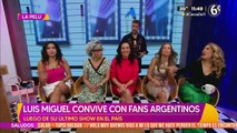 Luis Miguel convive con fans tras su shows en Argentina