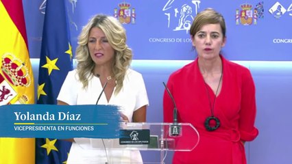 Yolanda Díaz pide la dimisión de Rubiales: "Ha agredido a una mujer, sus excusas no sirven"